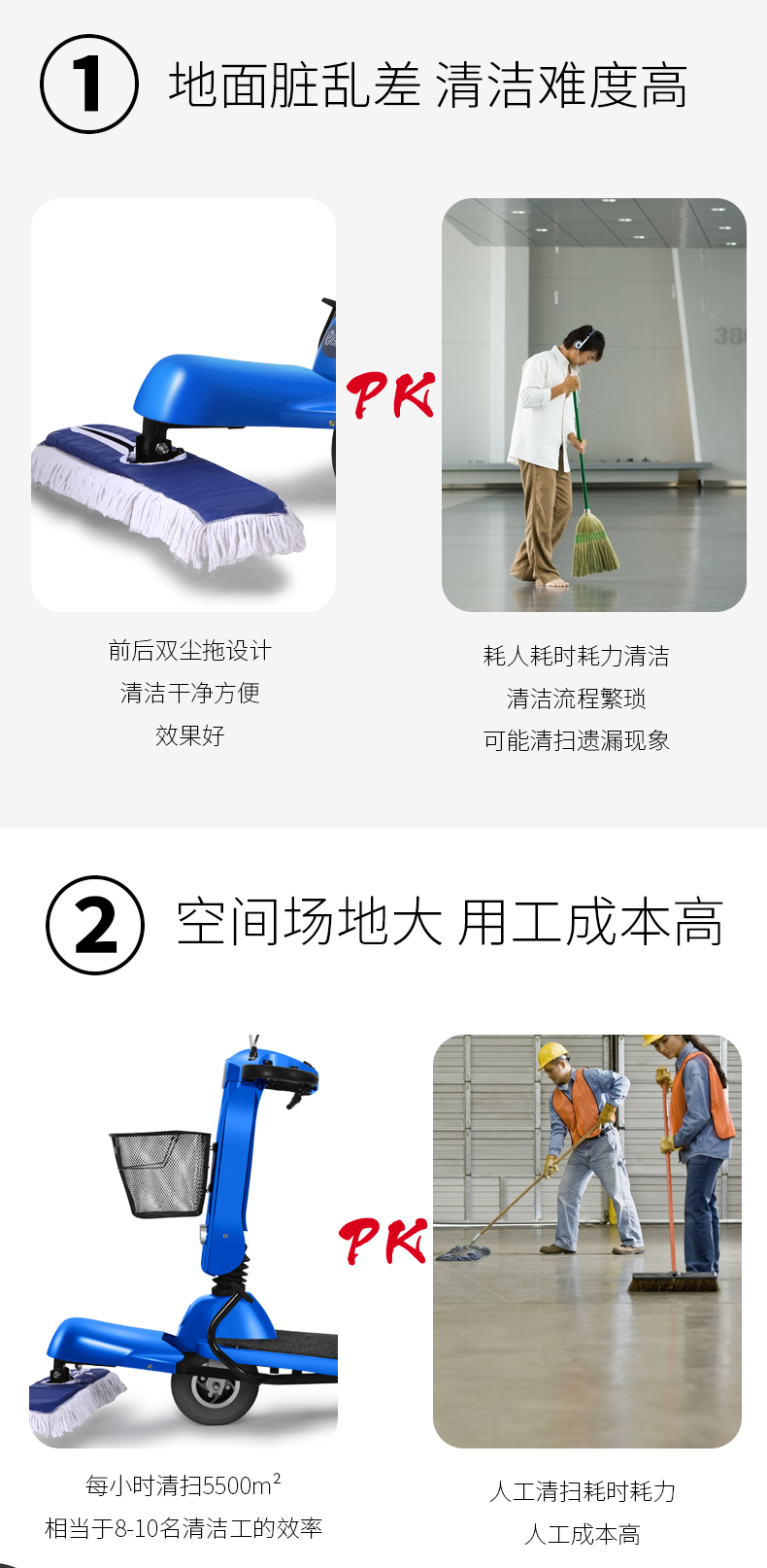 電動塵推車